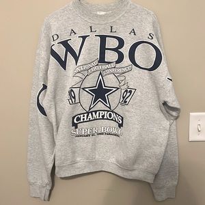 Dallas Cowboys gray 1992 vintage sweatshirt